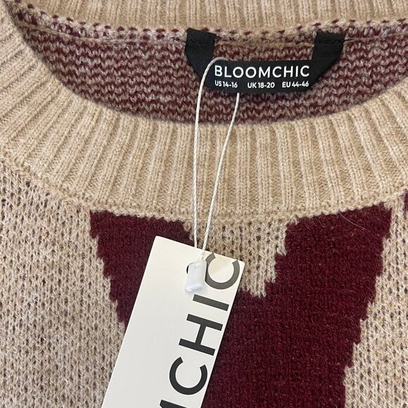 NWT Bloomchic Supersoft Essentials Sweater - Size 14/16 1X - Picture 3 of 8